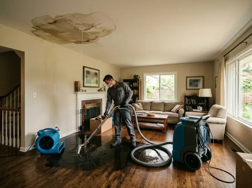 attic-pipe-burst-ceiling-drip-008 — frequently asked questions, Water Damage Restoration & Carpet Care in Tuscumbia, AL
